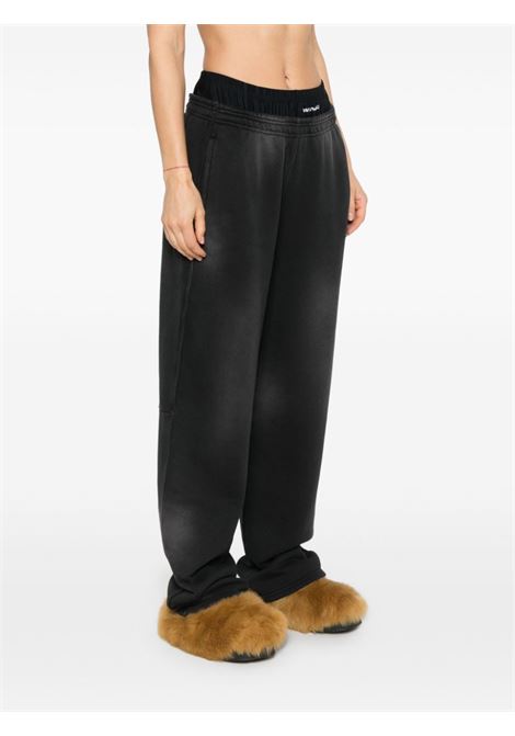 Black layered track trousers Alexander wang - women ALEXANDER WANG | 4CC1254406011